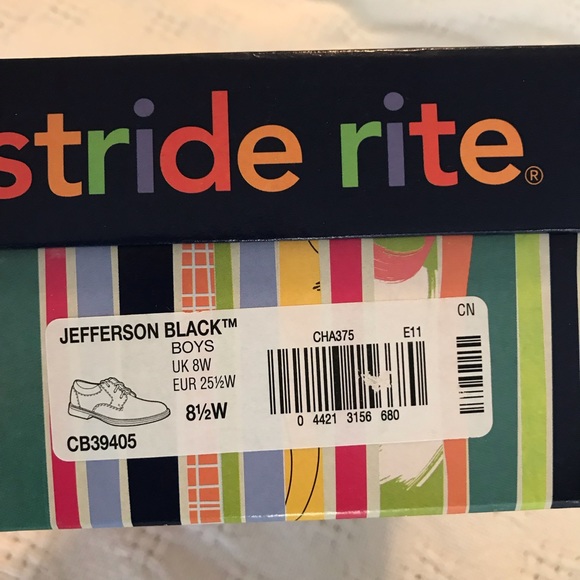 Little Boys 8.5 Wide Black Leather Dress Shoes - Picture 2 of 9